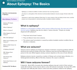 epilepsy