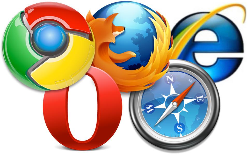 Various browser icons